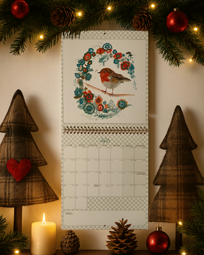 Calendrier Les oiseaux